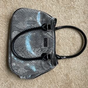 Black/white snake print Giorgio Armani bag